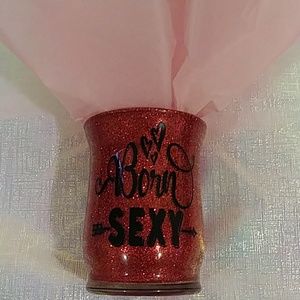 Makeup bruch/pen holder (red)